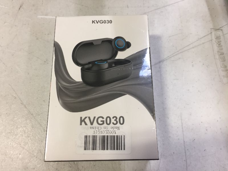 Photo 2 of KVAGO Wireless Earbuds TWS Bluetooth 5.0 HiFi Stereo Noise Reduction Heavy Bass Music Call Headset IPX5 Waterproof, Built-in High-Definition Microphone