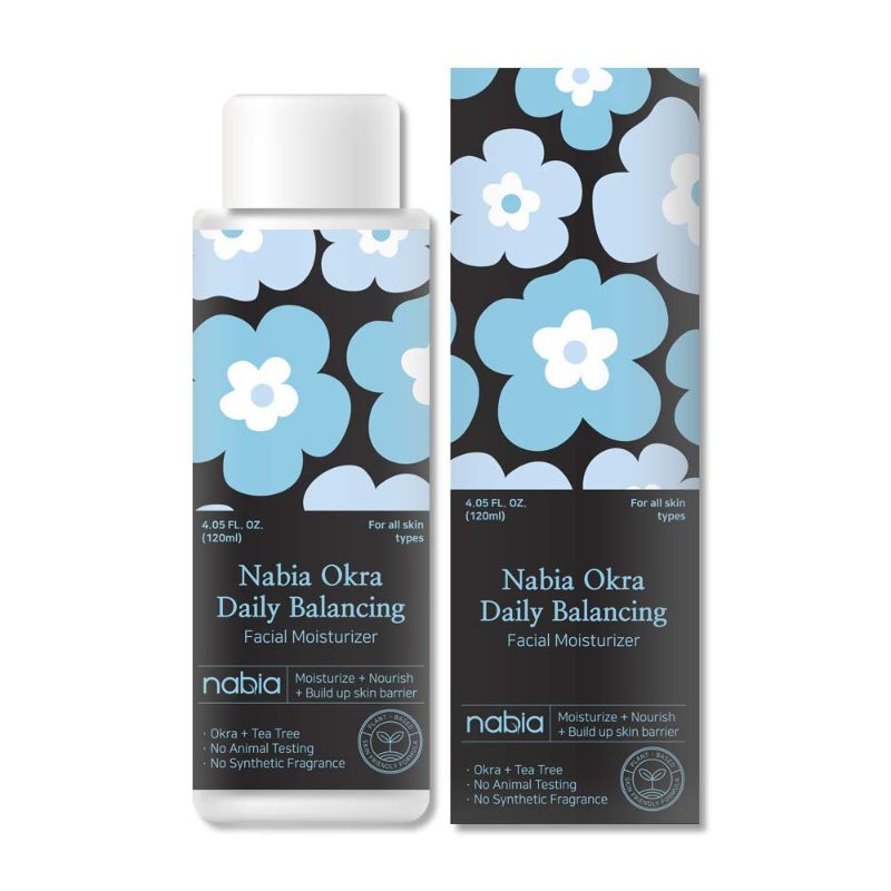 Photo 1 of 2 Nabia Balancing Facial Moisturizer with Tea Tree, Shea Butter, Okra, 4.05 Fl Oz