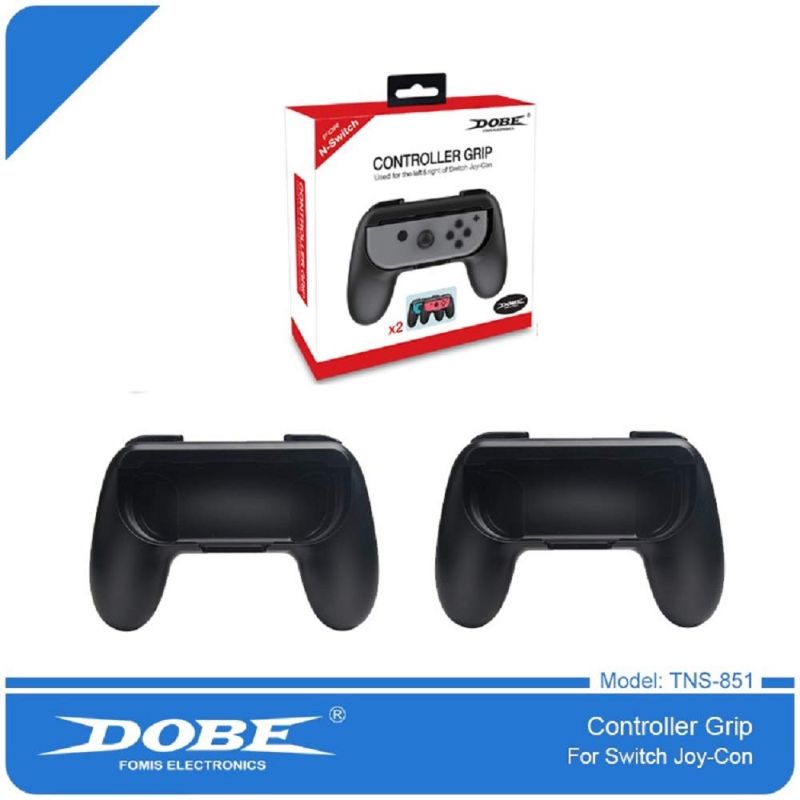 Photo 1 of Dobe Switch Joy-Con Controller Grip Black (2-Pack) for Nintendo Switch Joy-Con L/R Control
