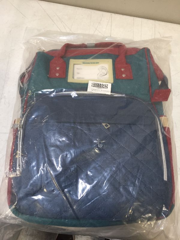 Photo 1 of 5 in 1 Diaper Bag Backpack with Travel Bassinet Built-in
