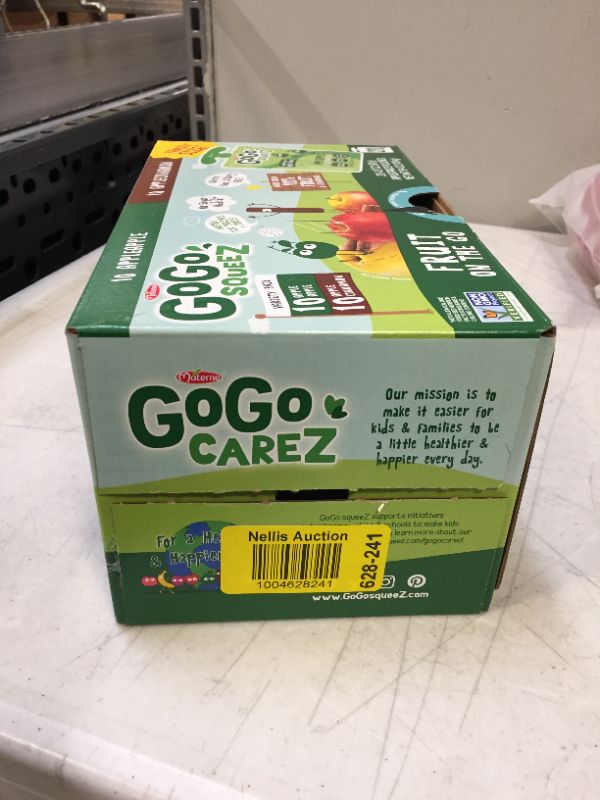 Photo 2 of GoGo squeeZ Fruit on the Go Variety Pack, Apple Apple & Apple Cinnamon, 3.2 oz. (20 Pouches) EXP 09/24/2022