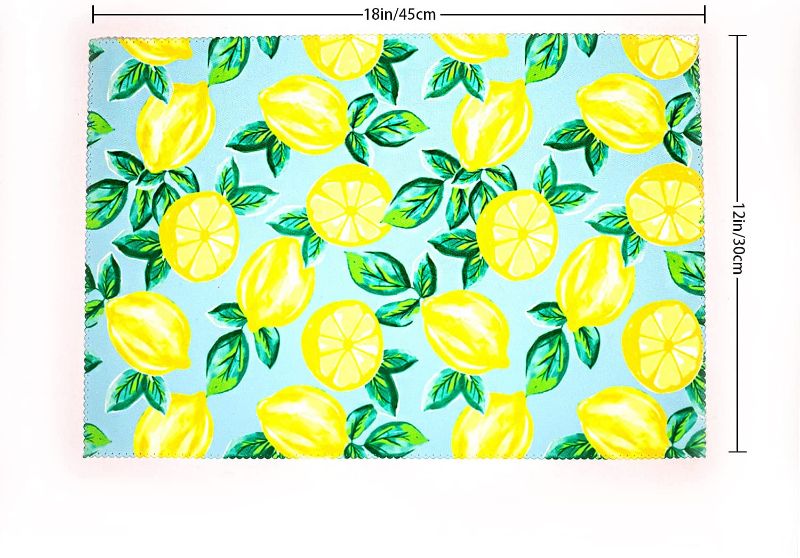 Photo 1 of  Lemon Placemats Set of 6