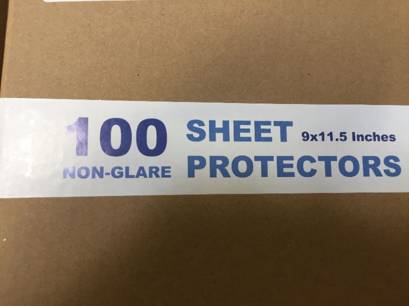 Photo 2 of 100 pack sheet protectors