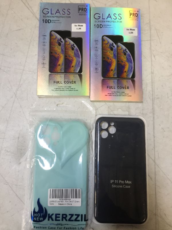 Photo 1 of iPhone 11 cases and screen protectors 