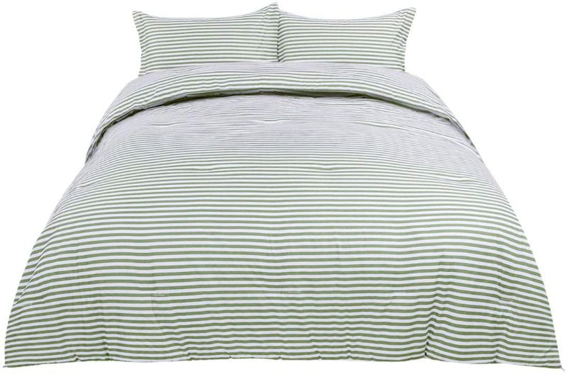 Photo 2 of  3-Piece Stripe Comforter Bedding Set King, Factory sealed 
