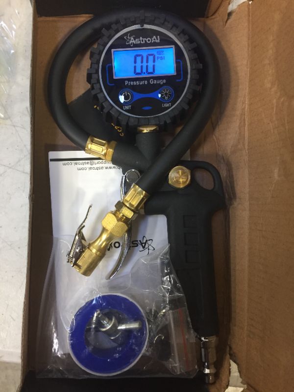 Photo 2 of AstroAI Digital Tire Inflator with Pressure Gauge, 250 PSI