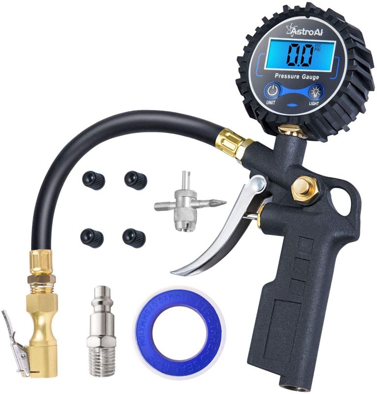 Photo 1 of AstroAI Digital Tire Inflator with Pressure Gauge, 250 PSI