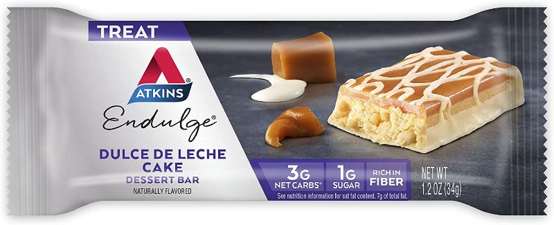 Photo 1 of 3 Atkins Endulge Treat Dessert Bar Dulce De Leche Cake, 5 Count EXP 01/27/2022
