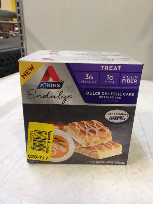 Photo 1 of 3 Atkins Endulge Treat Dessert Bar Dulce De Leche Cake, 5 Count EXP 01/27/2022
