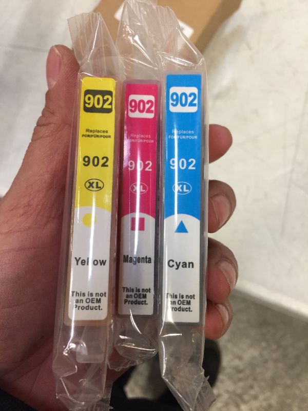 Photo 1 of Tuobo remanufactured ink cartridges 3pack 902XL