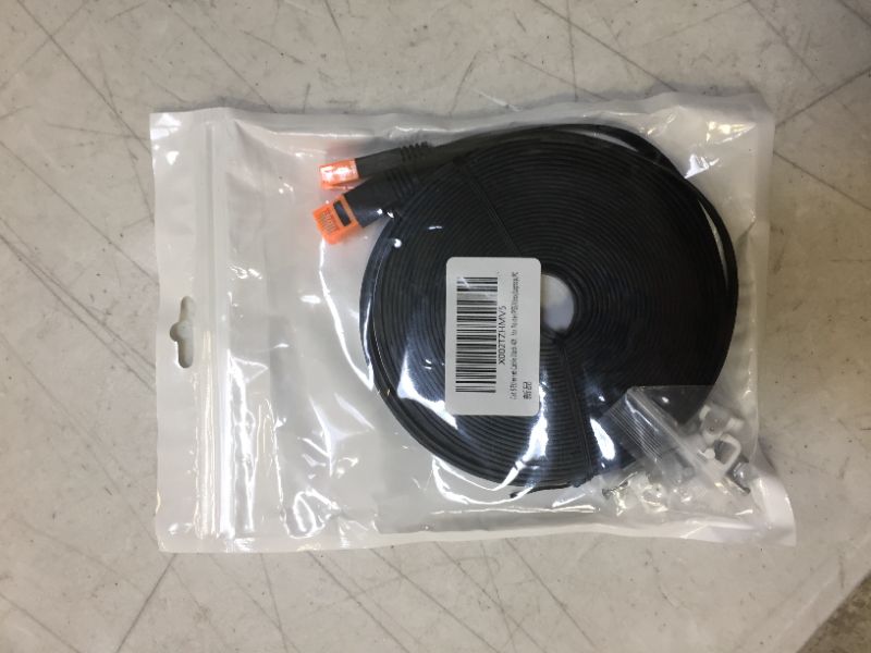 Photo 1 of CAT6 Ethernet Cable, 40 ft - LAN, UTP (12.1 Meters) CAT 6, RJ45, Network, Patch, Internet Cable - 40 Feet
