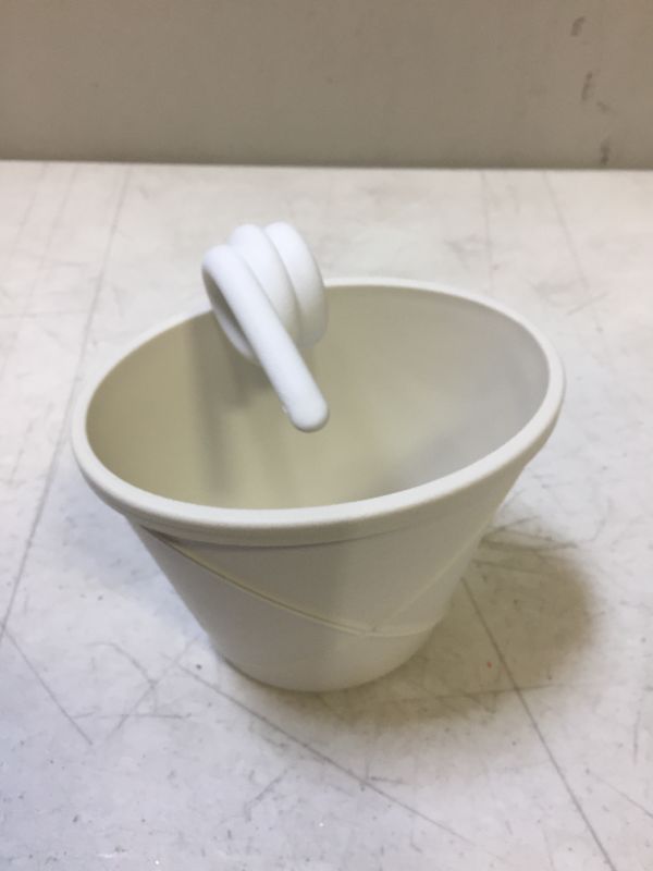 Photo 1 of HANGING ORGANIZER BASKET FOR DESK WITH LEG HOLDER (WHITE)