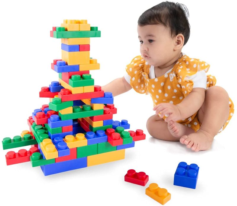 Photo 1 of Building Blocks — Cognitive Development, Chewing Sensory, Toy Learning Stackable Blocks