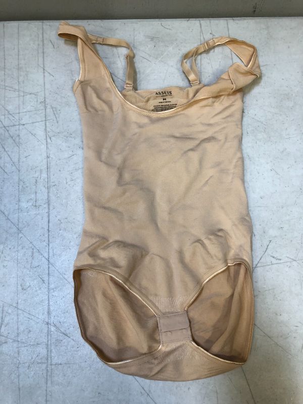 Photo 2 of Assets by Spanx Women's Remarkable Results Open-Bust Brief Bodysuit SIZE MEDIUM
