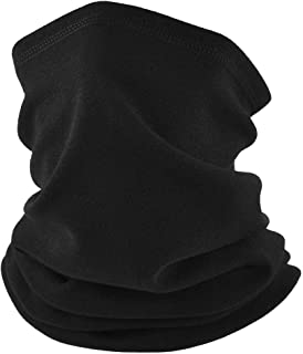 Photo 1 of Neck Warmer Soft Fleece Neck Gaiter Ski Mask Cold Weather Face Mask Men Women for Outdoor Skiing Snowboarding Running 3PK