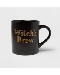 Photo 1 of 16oz Stoneware Witch's Brew Halloween Mug - Threshold 2 pack 