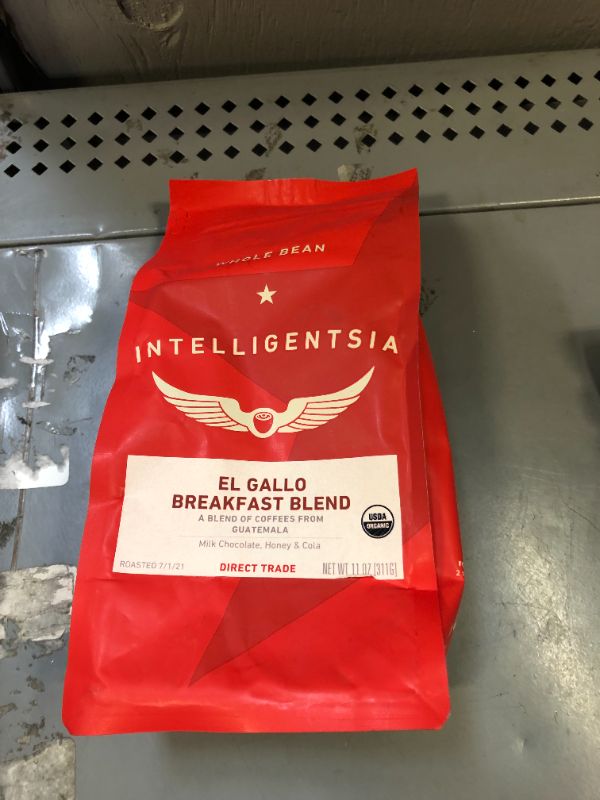 Photo 2 of Intelligentsia Organic El Gallo Breakfast Blend Coffee 12 oz. Bag bb 9/21