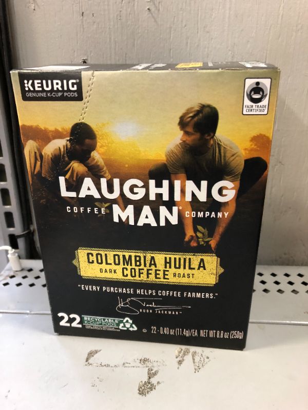 Photo 2 of GMT8337 - Laughing Man Coffee Company Colombia Huila K-Cup Pods bb 12/21