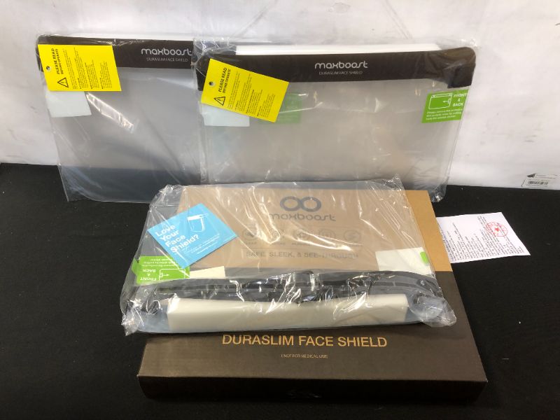 Photo 2 of 2 pack face shield 3 pc each pack 