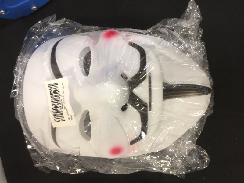 Photo 1 of 2 PACK OF HALOWEEN MASKS VENDETTA 