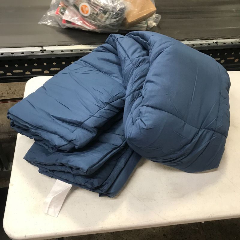 Photo 1 of dark blue comforter 88x88 inches