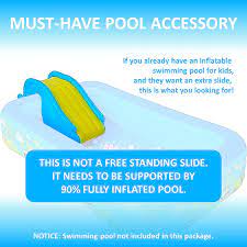 Photo 1 of ARE GOODS INFLATABLE POOL SLIDE ABOVE GROUND POOL SLIDE 101059825