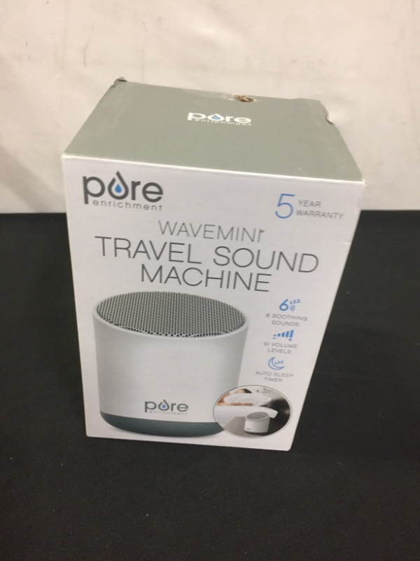 Photo 2 of PURE ENRICHMENT WAVEMINI TRAVEL SOUND MACHINE (BRAND NEW)