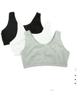 Photo 1 of Fruit of the Loom Women's Built Up Tank Style Sports Bra 3 PCS SIZE 46