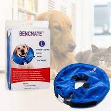 Photo 1 of BENCMATE INFLATABLE COLLAR SIZE LARGE (STAINS ON ITEM INDICATE PRIRO USE, MAJOR DAMAGES TO PACKAGING)