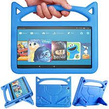 Photo 1 of BORXJNM FIRE 10 TABLET CASE FOR KIDS BLUE