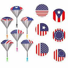 Photo 1 of 6 PIECE AMERICAN FLAG KIDS PARACHUTES