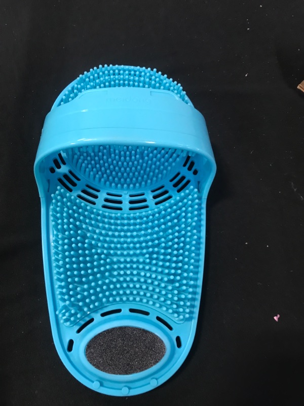 Photo 1 of 
meidong Silicone Shower Foot Scrubber Personal Foot Massage and Cleaning, Non-Slip Foot Scrubber for Men and Women (1PCS Blue)
