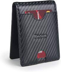 Photo 1 of FNOVA MEN'S WALLET WITH MONEY CLIP RFID BLOCKING CARD HOLDER