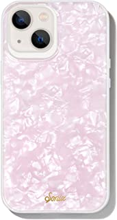 Photo 1 of Sonix Pink Pearl Tort Case for iPhone 13 [10ft Drop Tested] Protective Translucent Iridescent Pink Marble Cover for Apple iPhone 13