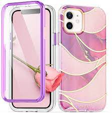 Photo 1 of ROSEONLY CASE FOR IPHONE 12 & 12 PRO CASE PURPLE