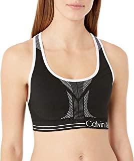 Photo 1 of Calvin Klein Women's Performance Moisture Wicking Medium Impact Reversible Seamless Sports Bra SIZE MEDIUM