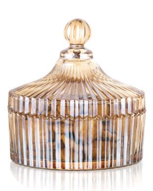 Photo 1 of 
Glass Candy Dish with Lid European Style,