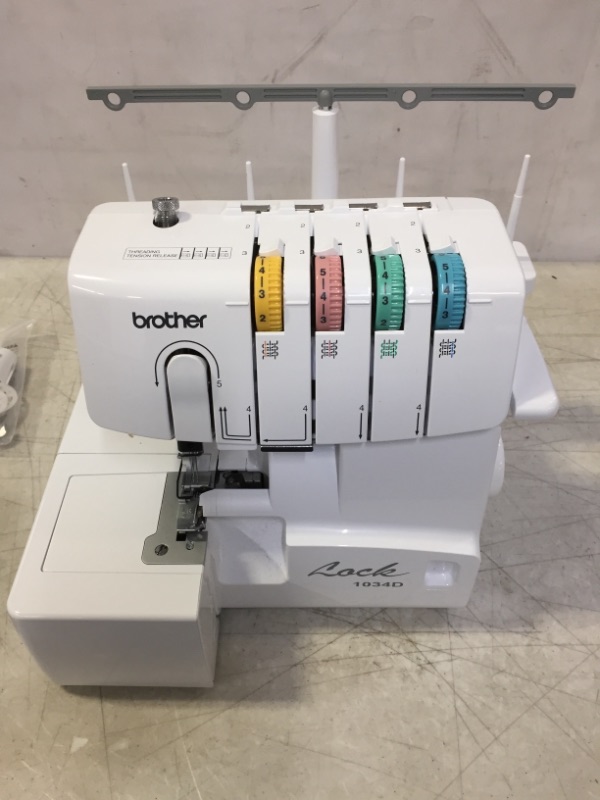 Photo 4 of Brother Serger, 1034D, Heavy-Duty Metal Frame Overlock Machine, (MINOR USAGE)