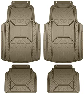 Photo 1 of Armor All 79962 4-Piece Tan Rubber Value Floor Mat
