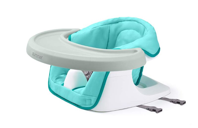 Photo 1 of Infant 3 in 1 Floor 'N More Support Seat, Feeding & Booster Chair for Toddlers with Machine Washable Fabric Seat and Removable Dining Tray