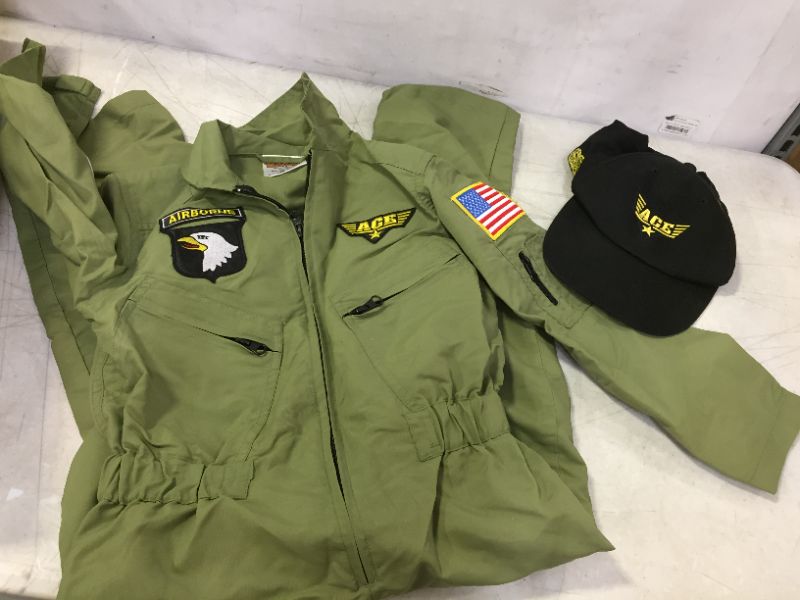 Photo 1 of Aeromax Jr. Fighter Pilot Suit with Embroidered Cap, Size 6/8.