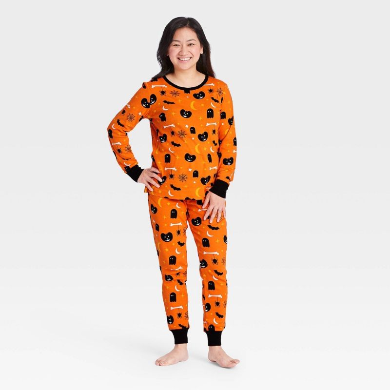 Photo 1 of Women' Halloween Pooky Print Matching Family Pajama Set - Size: S
