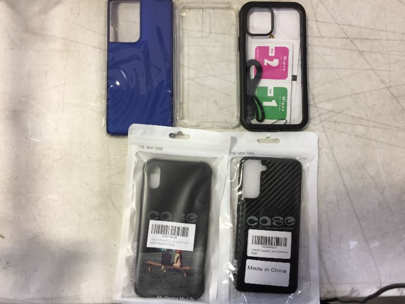 Photo 1 of 5PK MISC MIXED ASSORTED CELL PHONE CASES SOLD AS IS