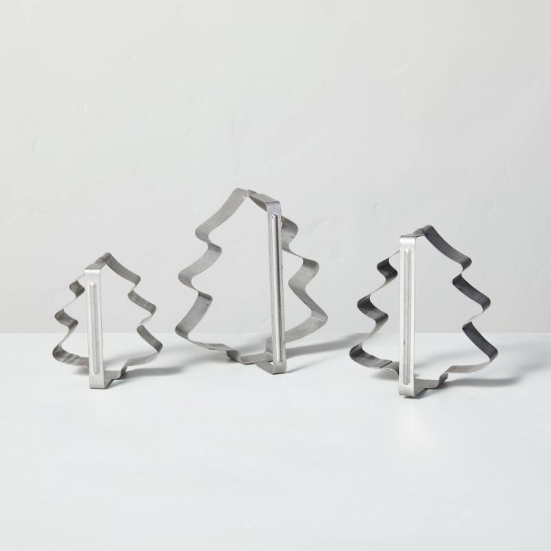 Photo 1 of 3pc Tree Shape Steel Cookie Cutter Set - Hearth & Hand™ with Magnolia
Stainless Steel Snowman Cookie Cutter - Threshold™
Stainless Steel Stocking Cookie Cutter - Threshold™
