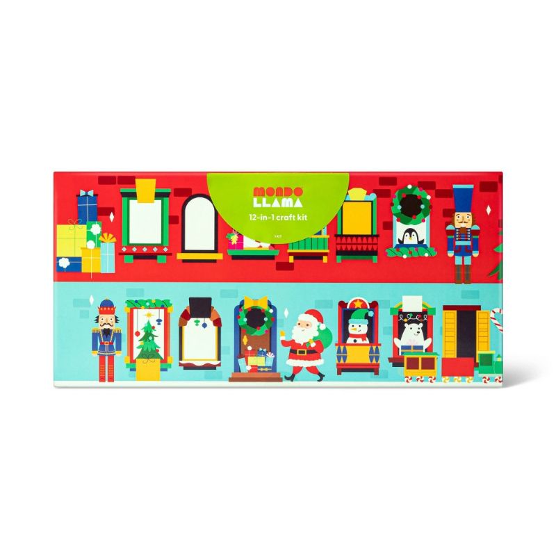 Photo 1 of 12 Days of Crafting Advent Calendar Kit - Mondo Llama™ thumbnail UPC 718813459884 