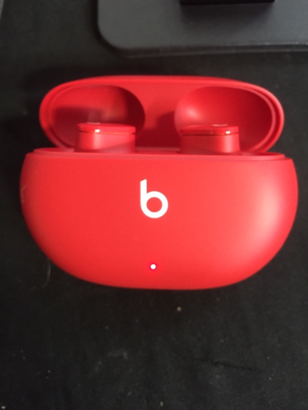 Photo 3 of Beats Studio Buds – True Wireless Noise Cancelling Earbuds – Compatible with Apple & Android, Built-in Microphone, IPX4 Rating, Sweat Resistant Earphones, Class 1 Bluetooth Headphones - Red
