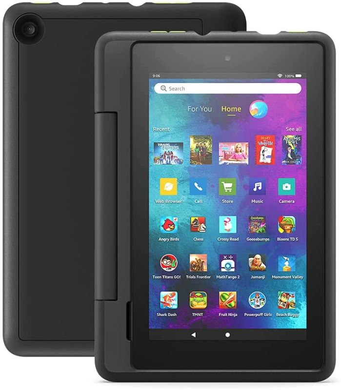 Photo 1 of Fire 7 Kids Pro tablet, 7" display, ages 6+, 16 GB, Black
