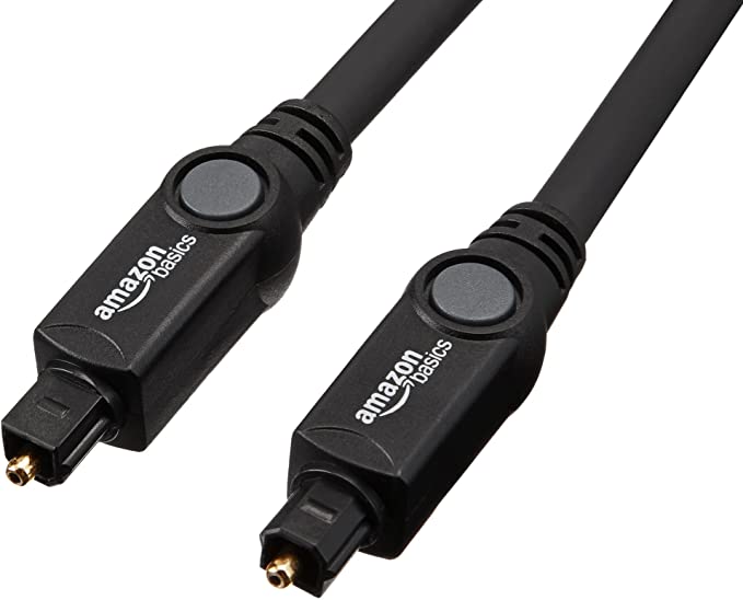 Photo 1 of 2PC LOT
Amazon Basics Digital Optical Audio Toslink Cable for Sound Bar, TV - 6 Feet (1.8 Meters)

Amazon Basics USB Type-C to USB-A 2.0 Male Charger Cable, 3 Feet (0.9 Meters), White