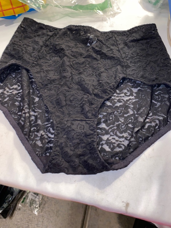 Photo 2 of Bali Women's Lace 'N Smooth Firm Control Shapewear Brief DF8L14, SIZE XL 