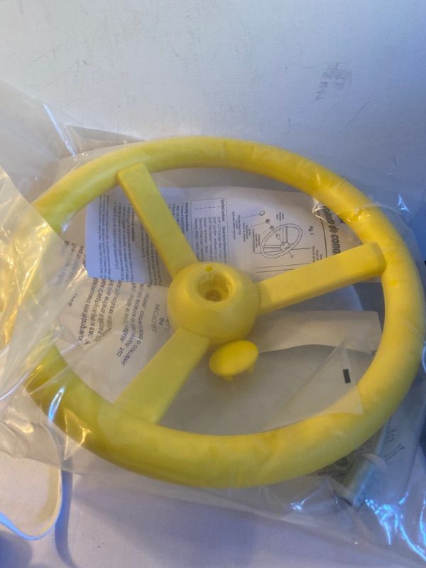 Photo 2 of  Swing-N-Slide Steering Wheel with Mounting Hardware - Yellow